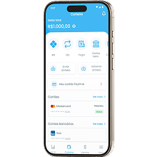 Aplicativo banking com a sua marca.